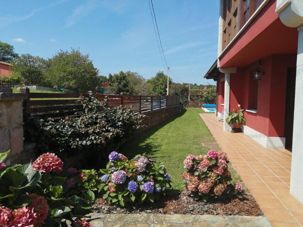 La Casa Roja Asturias Villa Hontoria Esterno foto