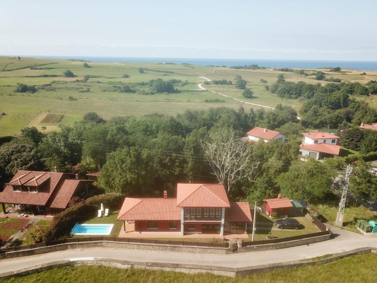 La Casa Roja Asturias Villa Hontoria Esterno foto